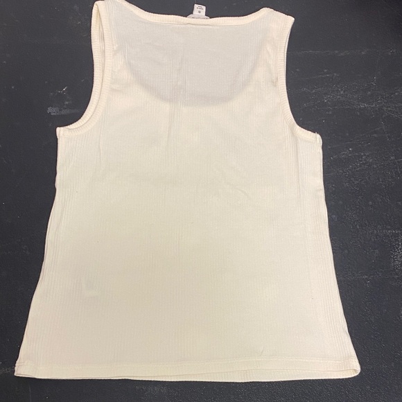 J. Crew Cream Embellished Tank Top - Picture 3 of 4